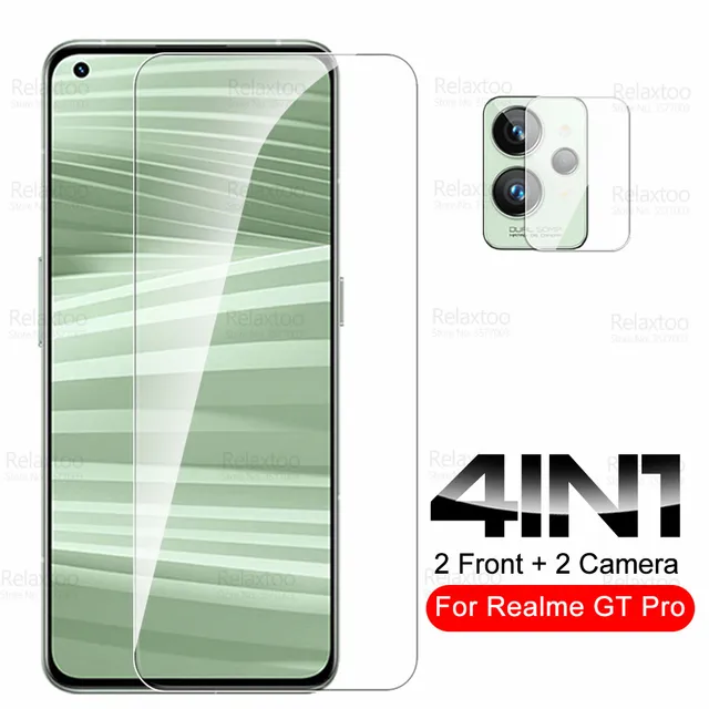 4 in 1 Protective Glass For Oppo Realme GT2 Pro Camera Tempered RealmeGT2