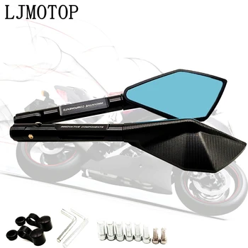 

Motorcycle Mirror CNC Aluminum Motorbike Handlebar Rearview Mirrors Blue For KTM 350SX-F 450SX-F 505SX-F 400EXC-R 450SX-R