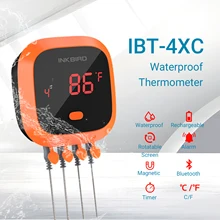Inkbird Draadloze Digitale Bbq Thermometer IBT-4XC Bluetooth Koken Keuken Tool Keukengereedschap Waterdicht Met 4 Sonde & Timer