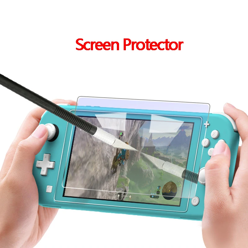 Силиконовый чехол-накладка для Nintendo switch lite, защитный чехол для мини-игр, чехол для рук, Защитная пленка для экрана, Набор для Nintendo NS Lite