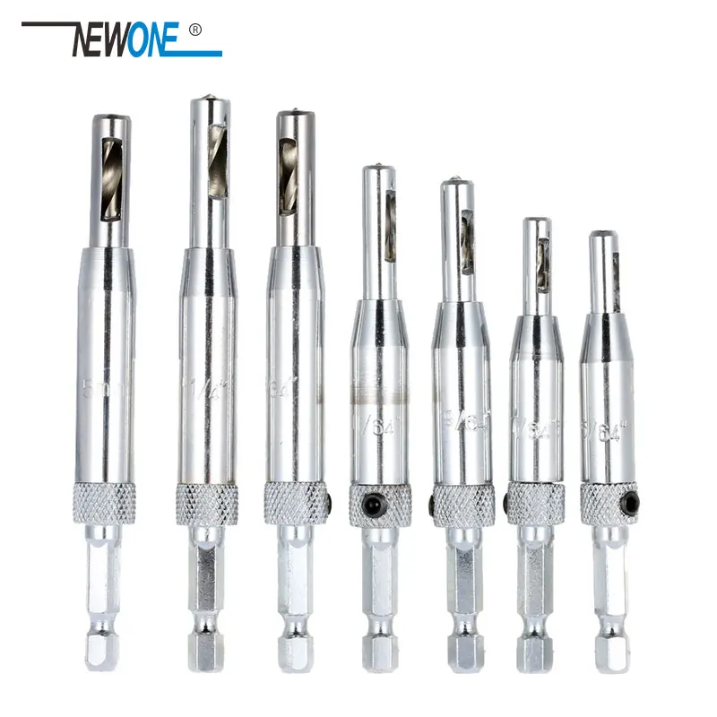 Us 4 9 10 Off Power Tool Core Drill Bit Set Hole Puncher Hinge Tapper For Doors Self Centering Woodworking Tools Furadeira In Drill Bits From Tools