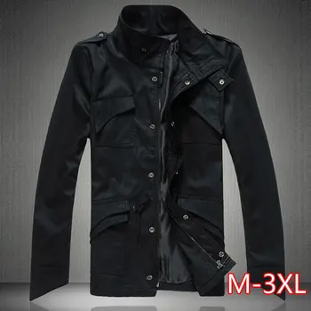 

Jacket Men Spring Autumn Cotton Windbreaker Pilot Coat Men's Bomber Jackets Cargo Flight Jacket Male Clothes 2020