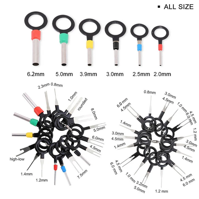 JPING Jpen 100 Teile/Satz Auto terminal Entfernung Werkzeug Kabelstecker  Stecker Extraktor Puller Release Pin Extraktoren für Autostecker Reparatur  Handwerkzeuge Werkzeuge: : Auto & Motorrad