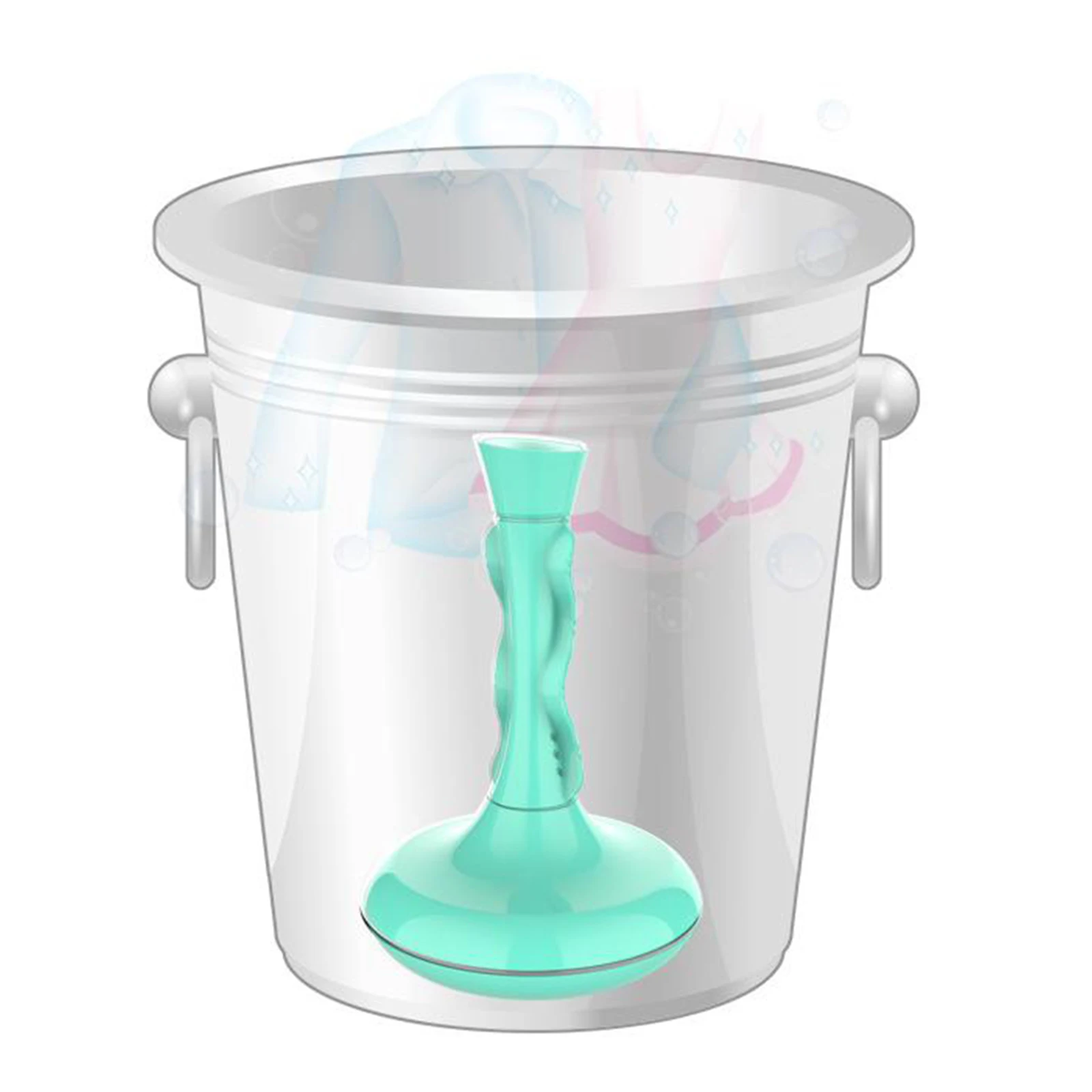 Mini Washing Machine Portable Rotating  Turbine Turbo Washer for Tub Bucket Washing, Personal Laundry