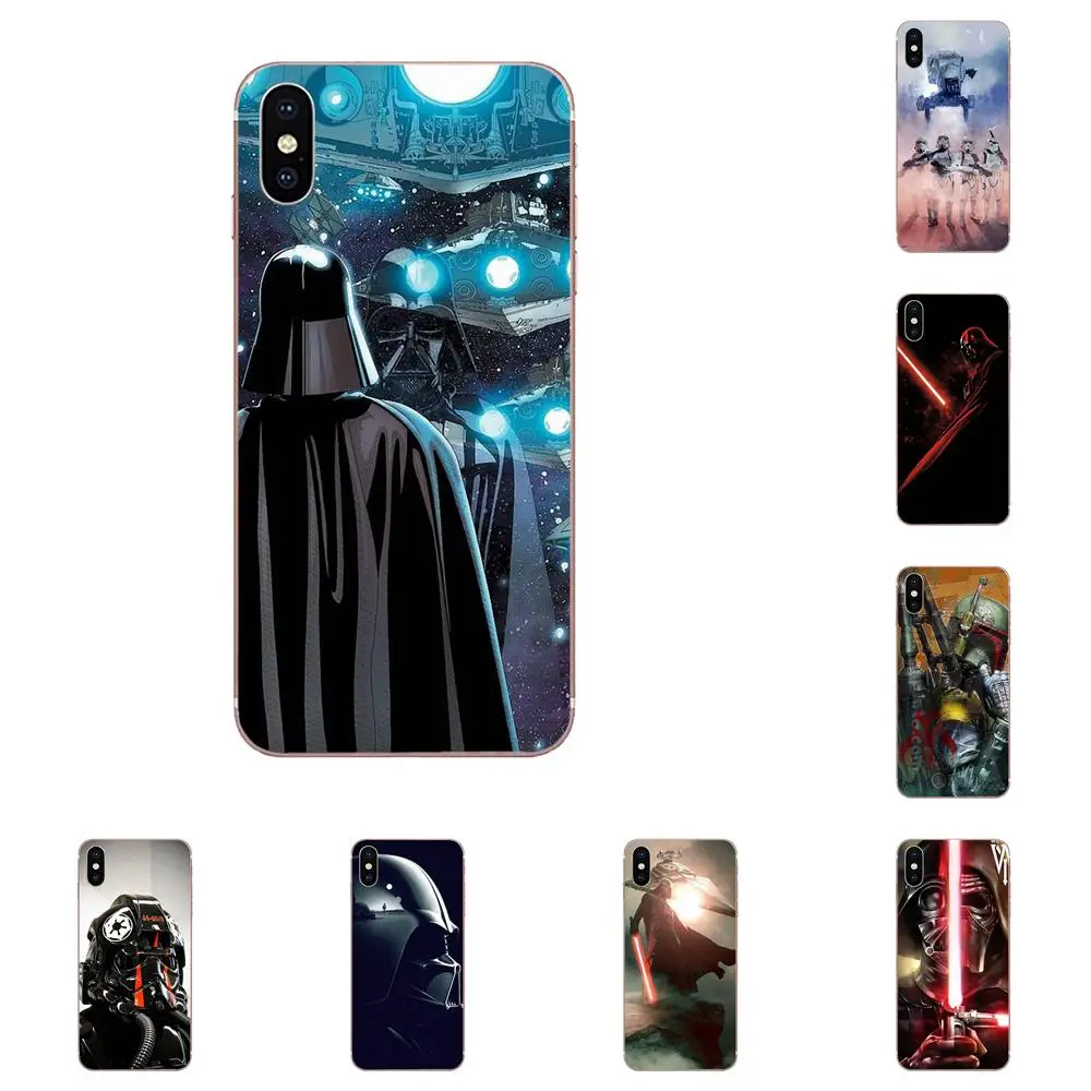 

For Xiaomi Redmi Mi 4 7A 9T K20 CC9 CC9e Note 7 9 Y3 SE Pro Prime Go Play Silicone Case Darth Vader Smoking Star Wars Artwork