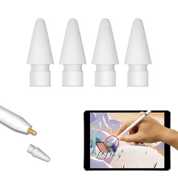 

2/4Pcs Touch Screen Stylus Pen Tip Nib Replacement for iPad Pro Pencil 1st