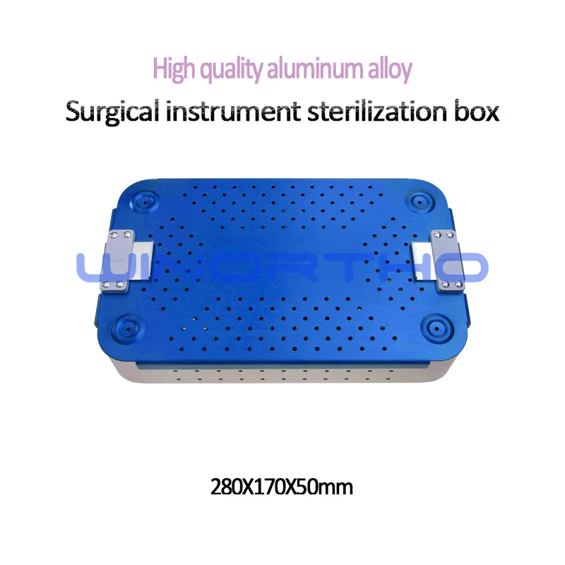 Ортопедический хирургический инструмент Паровая стерилизация коробка пористая высокая температура коробка для автоклава силиконовая прокладка хирургический лоток