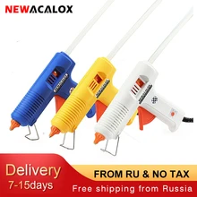 

NEWACALOX 150W EU DIY Hot Melt Glue Gun 11mm Adhesive Stick Industrial Electric Silicone Guns Thermo Gluegun Repair Heat Tools
