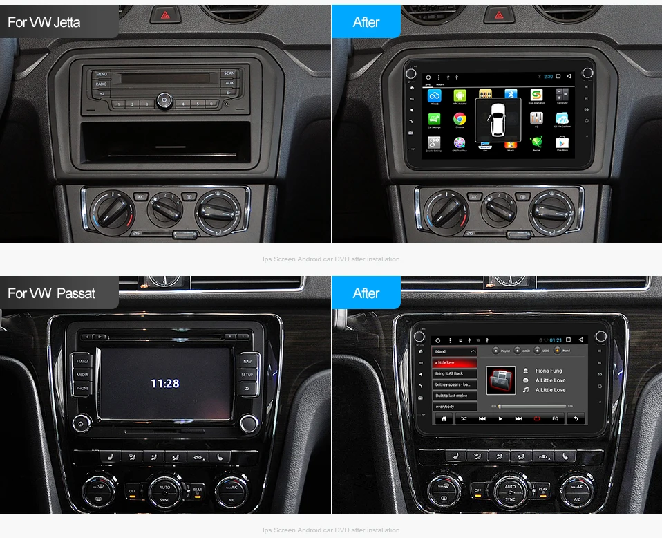 Top Asottu CDZ8060 android 8.1 car dvd gps navigation for skoda for volkswagen golf polo tiguan passat 2 din gps player car stereo 5