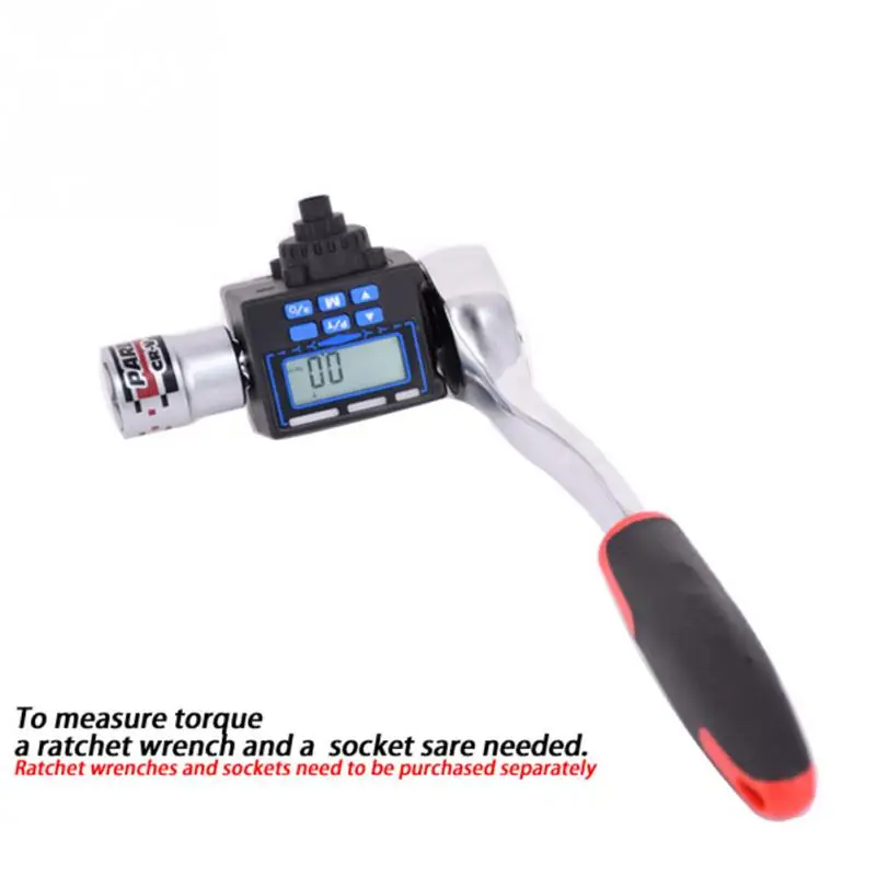 

1.5-1000nm Digital Drive LCD Display Universal Electronic Torque Wrench Adapter Adjustable Precise Professional Practical Micro