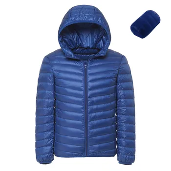 

Winter Fashion Brand Ultralight Duck Down Jacket Mens Hooded Streetwear Light Feather Coat Waterproof Warm Mens Clothing