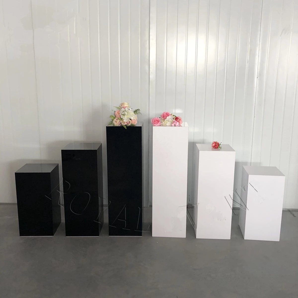 

3 шт./компл.) Заводские металлические стойки для свадебных торжеств с акриловыми колоннами AB1158