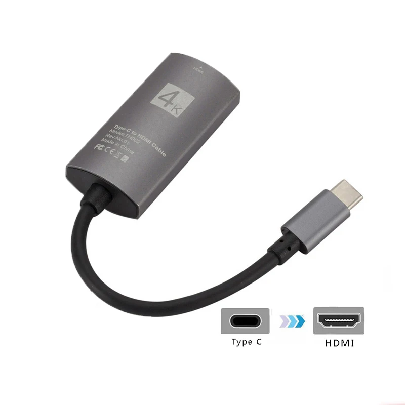 2 в 1 USB-C 3,1 type C к HDMI адаптер Поддержка 4K конвертер Кабель-адаптер HDMI кабель для ПК samsung Galaxy Note8 S8 Macbook