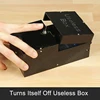 Wooden Useless Box Leave Me Alone Boring Box Turns Itself Off Funny Kids Toy Gift for Children Interactive Toys Desk Decoration 1