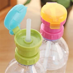 Gorro de paja japonés para bebé, tapa de conversión de boca con desbordamiento de bebidas embotelladas portátil para niños, taza térmica, botella de puntada, novedad de 2021