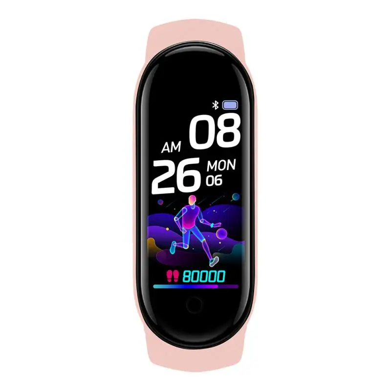 Фитнес Браслет M5 Smart Watch Heart Rate Monitor Fitness Tracker Pedometers Smartwatch Band Sport | Спорт и развлечения