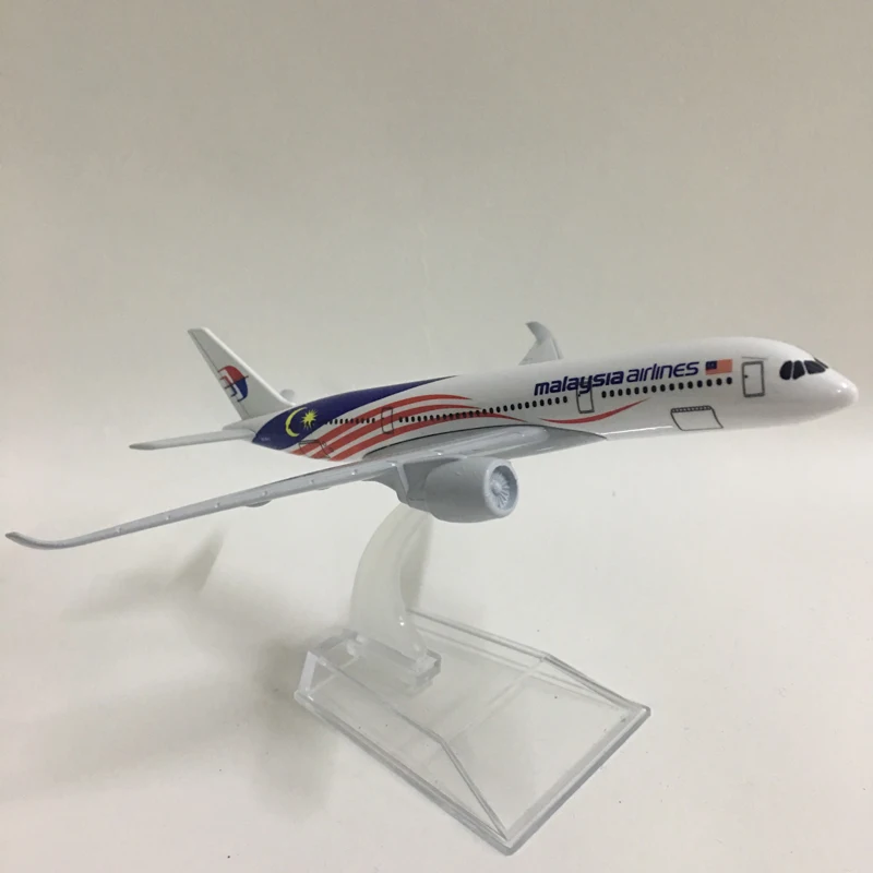 aéreas da malásia, avião de modelo a350, avião de metal fundido 1:400