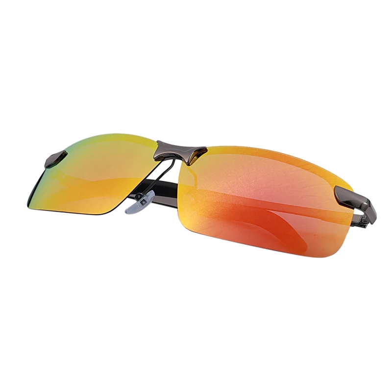 ABGZ-Мужские Модные поляризованные солнцезащитные очки для вождения, анти-уличные спортивные УФ-очки красного цвета