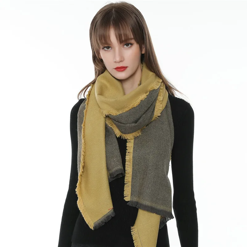 

New Fashion Woman Winter Scarf Wool Warm Shawl Long Women Large Scarves Wrap Shawl Scarves For Women Men