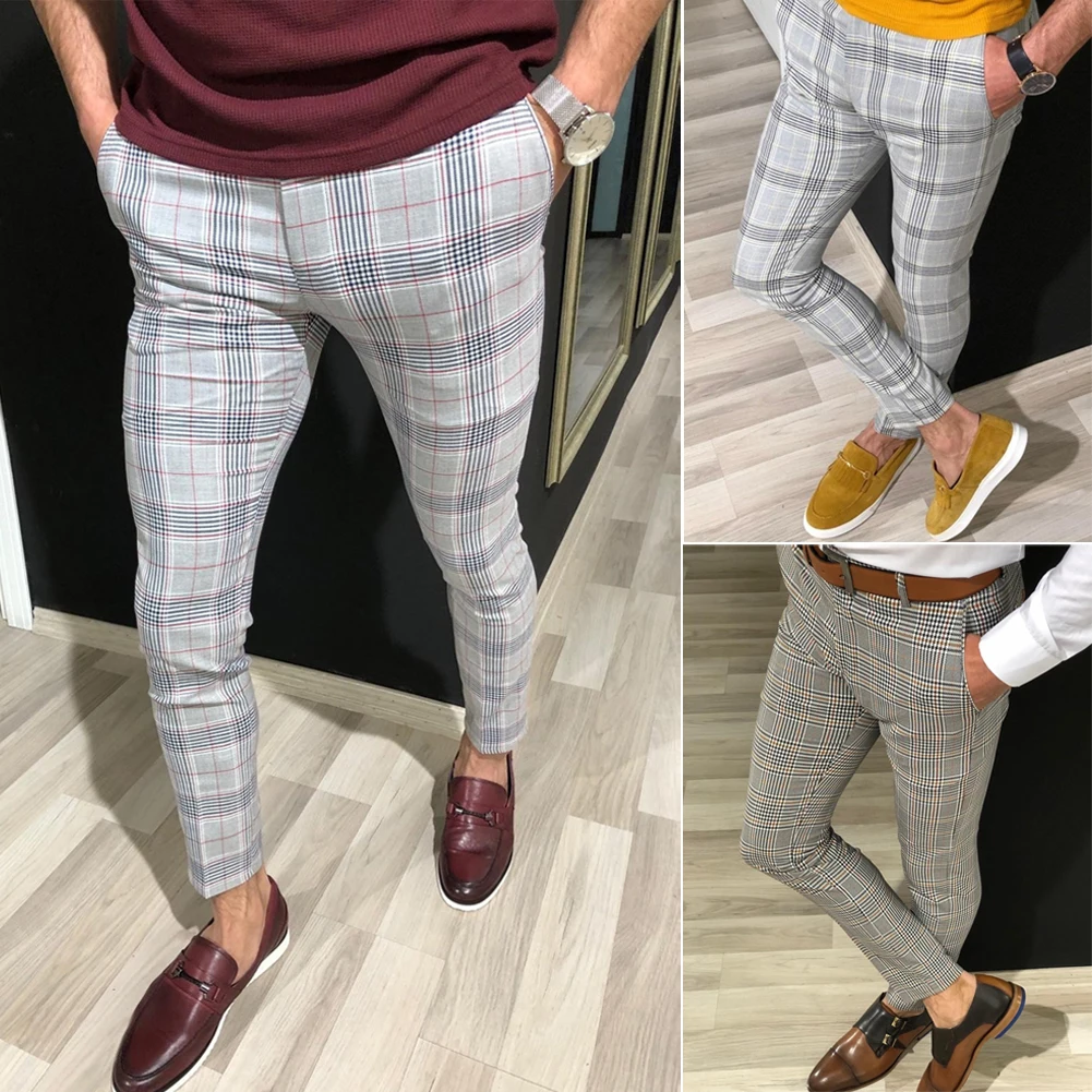 Fashion New Women Pants Smart Casual Style Full Length Regular Fit Type Mid Waist Straight Pants Style