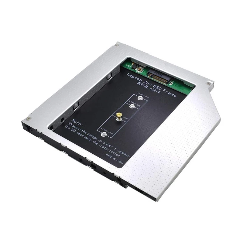NGFF M.2 M2 2Nd HDD Caddy 12 7 мм SATA 3 Optibay жесткий диск корпус адаптер DVD ROM 2 5 SSD чехол для