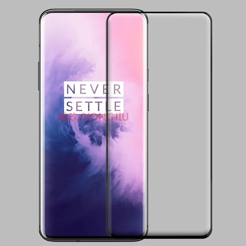 3D стеклянная крышка для OnePlus 7 Pro Закаленное стекло протектор экрана 9h Защитная крышка на one plus 7Pro pelicula de vidro