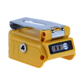 

Dual USB DC 12V Port 60W with LED Display Clip Battery Converter Adapter For DEWALT 18V 20V Li-Ion Battery