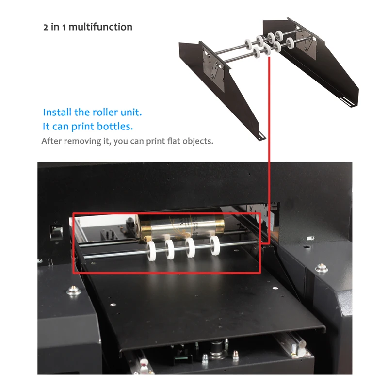 HuitiUV Printer Flatbed & Cylinder Inkjet Printers 3D Textured Raised Embossed Printing Machine For