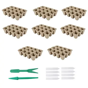 

18pcs/set Planting Bowl Practical Garden Tool Nutrition Cup Nutrition Bowl for Garden Home Plant