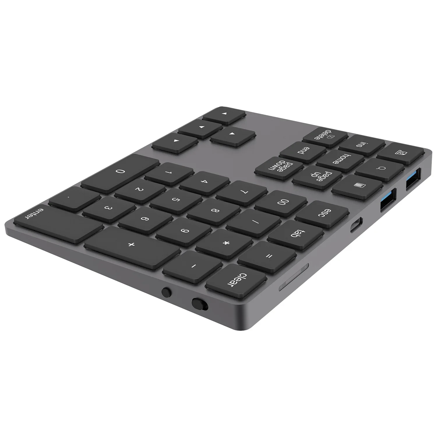 

Wireless Bluetooth Numeric Keyboard Charging Suitable for Apple Laptop External USB 3.0 Hub Feature Keyboard