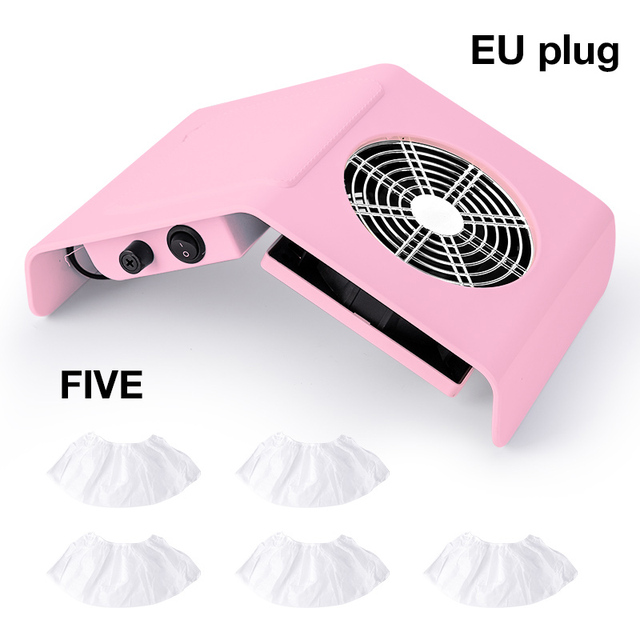 Power Nail Dust Collector Nail Art Salon Suction Dust Collector 40W Machine Vacuum Cleaner Fan Nail Art Equipment Tools