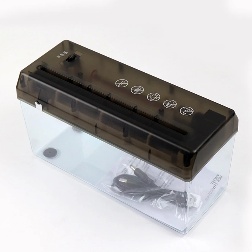 Маленький Электрический измельчитель бумаги формата А4 для рабочего стола офиса