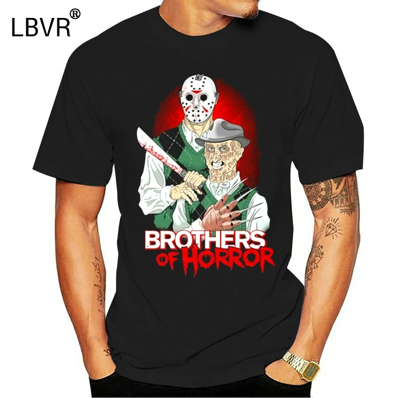 Кожаная маска Brothers Of Horror Friday The 13Th рубашка Jason Voorhees Подарочная футболка на