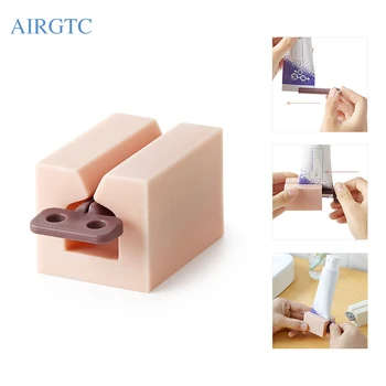 

AIRGTC Bathroom Squeezer Toothpaste Dispenser Cream Tube Squeezing Dispenser Home Bathroom Accessories