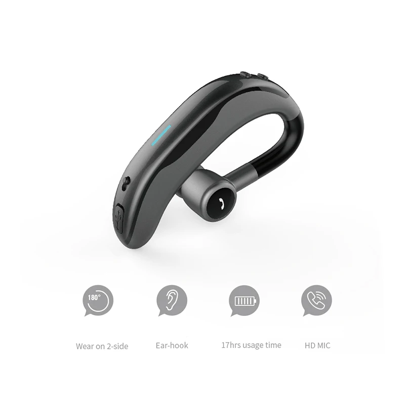 F600 tws беспроводные Bluetooth наушники Handfree одно Заушное крепление наушников с