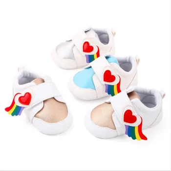 

New Spring Autumn Baby Shoes Infants PU First Walkers Toddler Soft Anti-slip Newborn Casual Shoes Sneakers