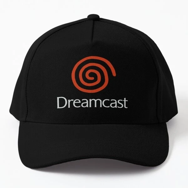 Женская кепка-бейсболка Dreamcast Черная кепка в стиле ретро с принтом хип-хоп