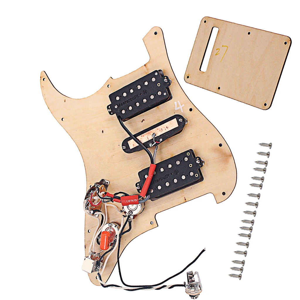 Prewired электрогитара Pickguard HSH Humbuckers комплект звукоснимателей