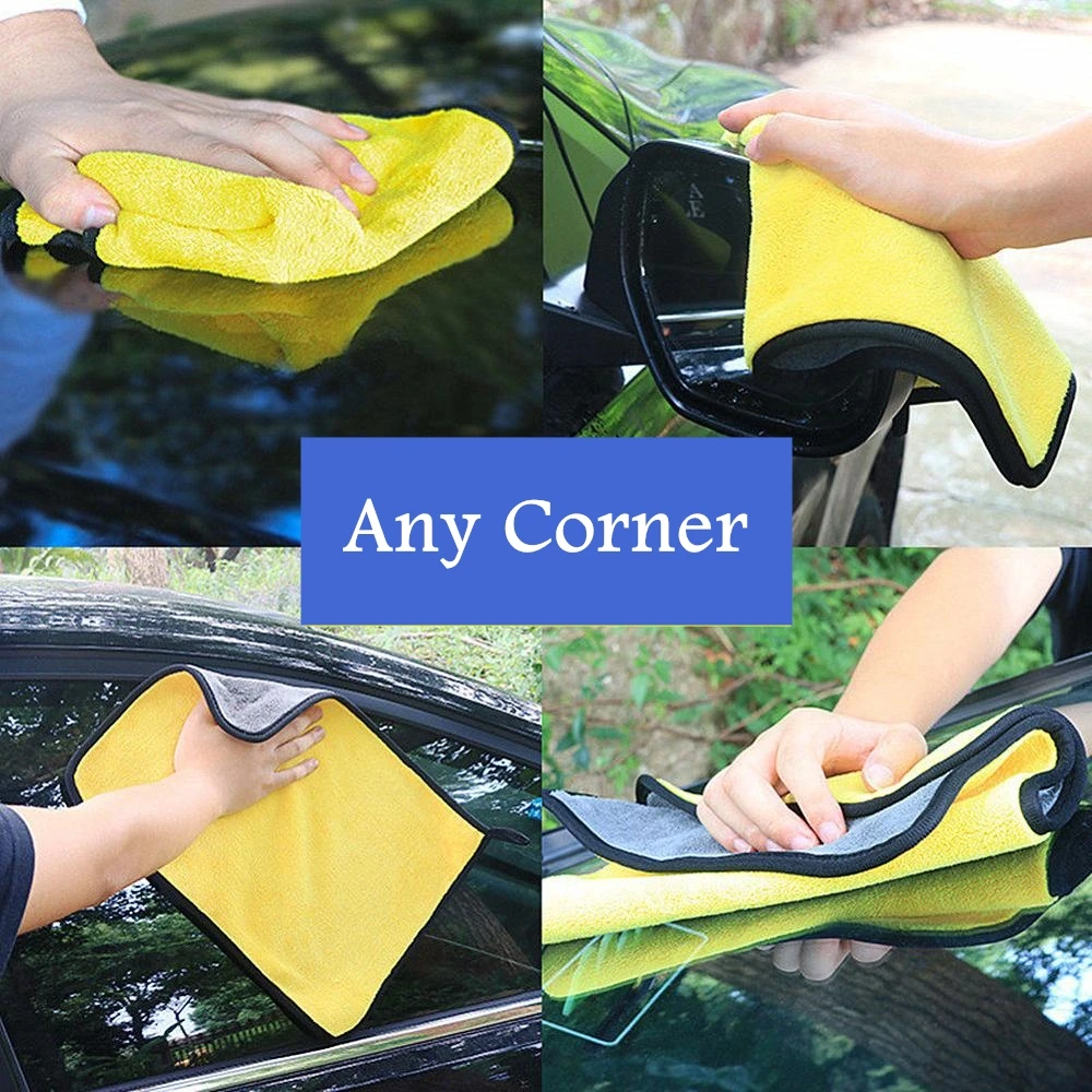 2pcs Multi Function Cleaning Cloth Super Absorbent Vehicles Washing Towel Kitchen Washing Wiping Rags Car Wash Cleaning Towel