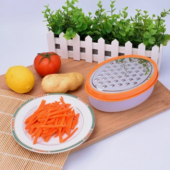 

1PC Stainless Steel Multi-function Vegetable Grater Cutting Device Combination Planing Potato Wire Cutters Ginger Fruit Slicer