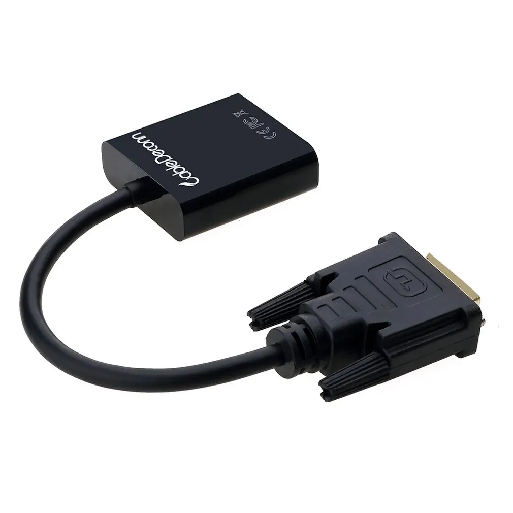 DVI-D VGA адаптер видео кабель конвертер DVI-D VGA активный 1080P для проектора ТВ ПК
