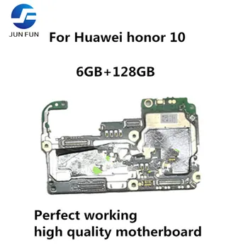 

JUN FUN Unlocked Motherboard For Huawei honor 10 6GB+ 128GB Mainboard Android OS Logic Board With Full Chips