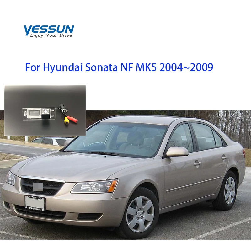 Камера заднего вида Yessun с ночным видением для Hyundai Sonata NF 2005 ~ 2009 MK5 CCD/номерной знак |
