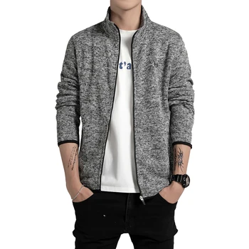 

Autumn men's stand collar sweatshirt fashion slim fashion casual jacket 2019 new handsome trend coat