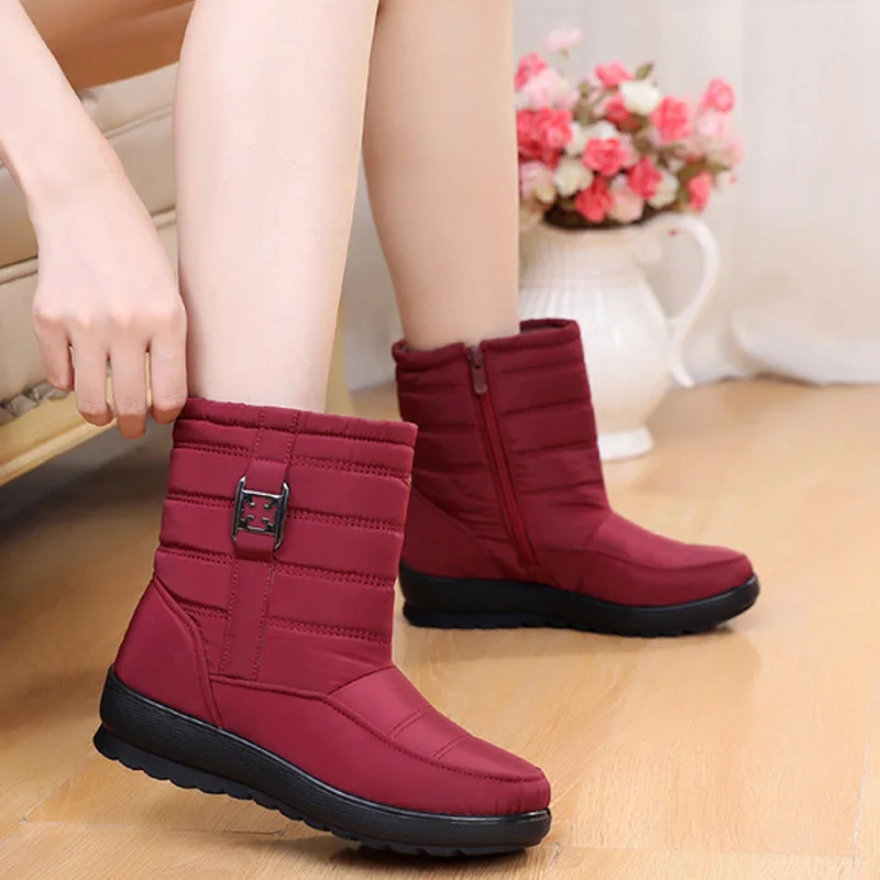 Модные женские ботинки Ботильоны на платформе Женские зимние Женская обувь