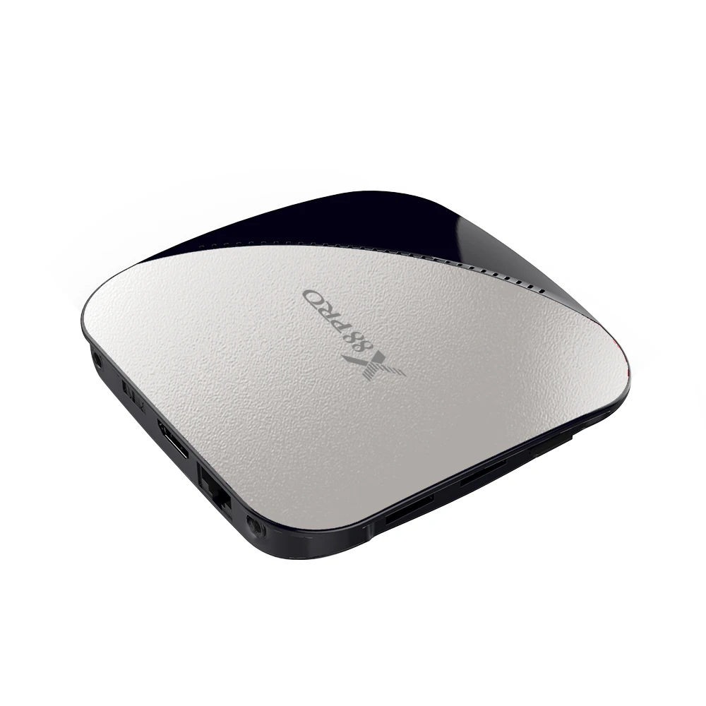 X88 pro Android 9.0 Smart TV Box 4G 32G 64G Rockchip RK3318 Quad Core 2.4G&5GHz Wifi 4K HDR Smart Set Top Box USB 3.0