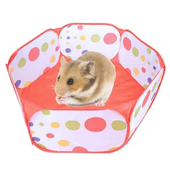 

Portable Small Pet Playpen Cage Foldable Hexagon Tent Dog Hamster Rabbit Transpa Pet Yard Fence