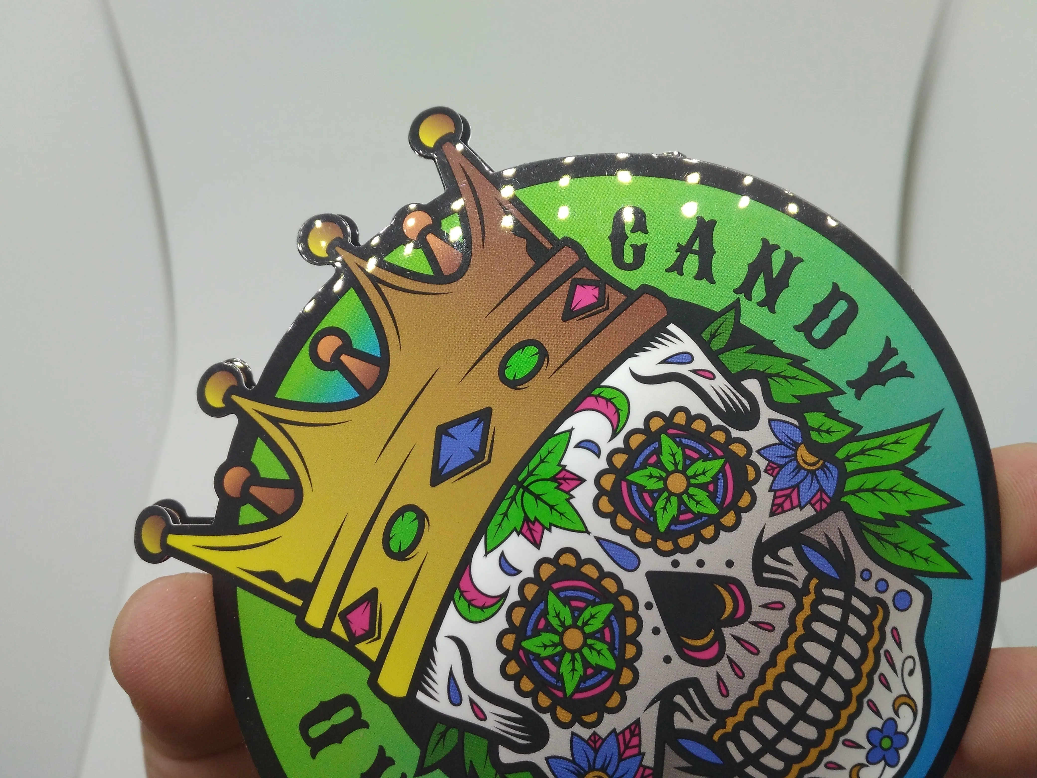 

Custom logo adhesive sticker printing & printed sticker