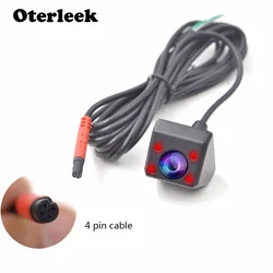Cámara de Control de visión nocturna para coche, cámara frontal para coche, 4 IR