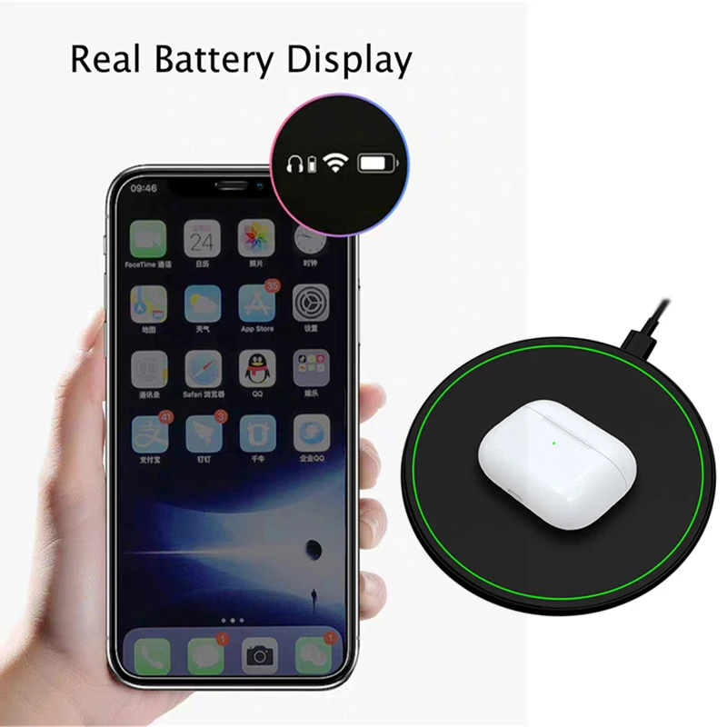 

i100000 tws Mini 1:1 Wireless Reduce Noise Pop up Power Display Bluetooth Earphone Hifi Super Bass Touch Sensor IOS 13.2 Headset